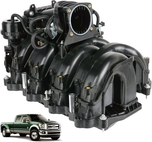 MUCO Engine Intake Manifold HC3Z-9424-E Compatible with Ford F-250 Super Duty F-350 Super Duty 6.2L V8 Flex 2017 2018 2019 in Kuwait
