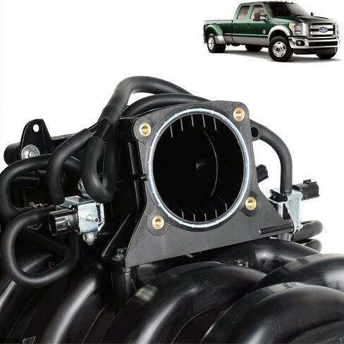 MUCO Engine Intake Manifold HC3Z-9424-E Compatible with Ford F-250 Super Duty F-350 Super Duty 6.2L V8 Flex 2017 2018 2019 in Kuwait