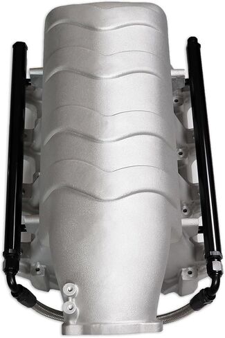 300-122 LS hi ram EFI رأس منفذ كاتدرائية مشعب السحب 92 مم متوافق مع GM LS1 LS2 LS6 350/5.7L 364/6.0L V8 1997-2007 3500-8000 دورة في الدقيقة فضي in Kuwait