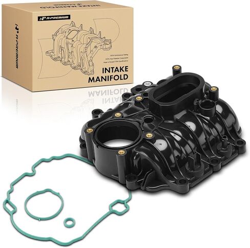A-Premium Upper Intake Manifold Compatible with Chevrolet Silverado 1500 2007-2013, Express 1500 2008-2014 & GMC Sierra 1500 2007-2013, Savana 1500 2008-2014, 4.3L in Kuwait