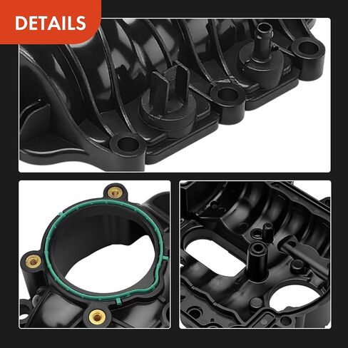 A-Premium Upper Intake Manifold Compatible with Chevrolet Silverado 1500 2007-2013, Express 1500 2008-2014 & GMC Sierra 1500 2007-2013, Savana 1500 2008-2014, 4.3L in Kuwait