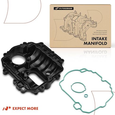 A-Premium Upper Intake Manifold Compatible with Chevrolet Silverado 1500 2007-2013, Express 1500 2008-2014 & GMC Sierra 1500 2007-2013, Savana 1500 2008-2014, 4.3L in Kuwait