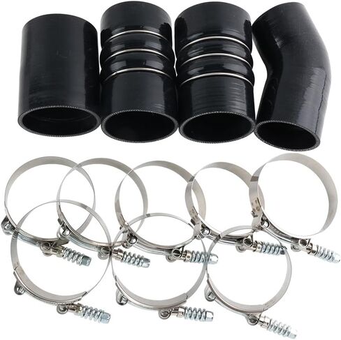 6.0L Powerstroke Turbo Intercooler Boots Clamps Fit for 2003-2007 F250 F350 F450 F550 SUPER DUTY / 2003-2005 EXCURSION in Saudi Arabia