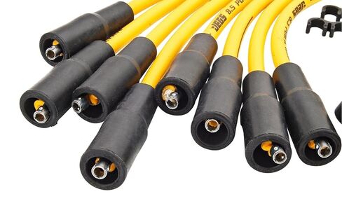 JEGS Yellow Ultra Pow�r Wires | 8.5mm | Made in USA | for 1996-2000 GM Small Block Chevy Vortec Truck 5.7 Liter Engines | 90 Degree Spark Plug Boots | Includes Coil Wire in Saudi Arabia