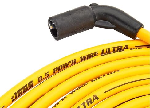 JEGS Yellow Ultra Pow�r Wires | 8.5mm | Made in USA | for 1996-2000 GM Small Block Chevy Vortec Truck 5.7 Liter Engines | 90 Degree Spark Plug Boots | Includes Coil Wire in Saudi Arabia