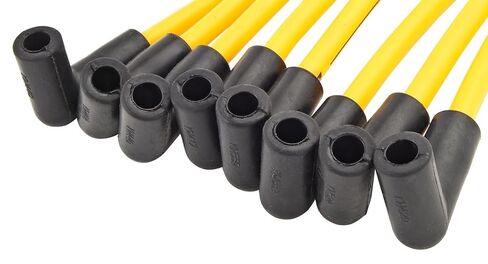 JEGS Yellow Ultra Pow�r Wires | 8.5mm | Made in USA | for 1996-2000 GM Small Block Chevy Vortec Truck 5.7 Liter Engines | 90 Degree Spark Plug Boots | Includes Coil Wire in Saudi Arabia