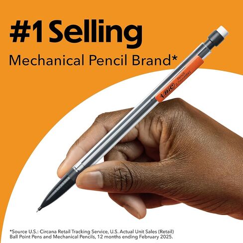 BIC Mechanical Pencil Lead Refills, 0.7 mm Medium Point for Smooth Writing, 90-Count Pack in Kuwait