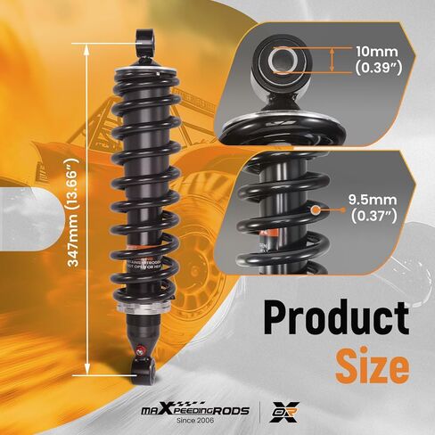 maXpeedingrods Front Shock for Honda Rancher 350 ES TRX350TE 2000-2006, for Honda Rancher 350 TRX350TM 2000-2006, for Honda Rancher 350 ES TRX350FE 2000-2006, for Honda Rancher 350 TRX350FM 2000-2006 in Kuwait