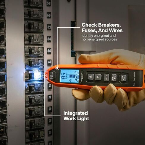 Klein Tools 80210 Advanced Circuit Tracer Kit with Non-Contact Voltage Tester, Circuit Breaker Finder, Voltage Detection, Identifies Energized and Non-Energized Breakers, Fuses, and Wires in Kuwait