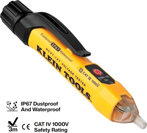 Klein Tools 80210 Advanced Circuit Tracer Kit with Non-Contact Voltage Tester, Circuit Breaker Finder, Voltage Detection, Identifies Energized and Non-Energized Breakers, Fuses, and Wires in Kuwait