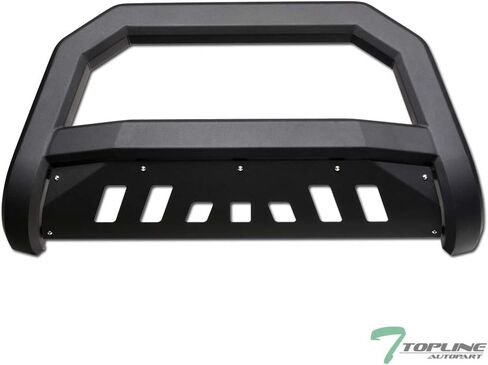 7422449415406 Compatible with 2002-2005 Dodge Ram 1500/2006-2008 1500 Mega (Extended Crew) Cab / 2003-2009 2500 3500 Matte Black AVT Style Bull Bar Guard with Skid Plate in Kuwait