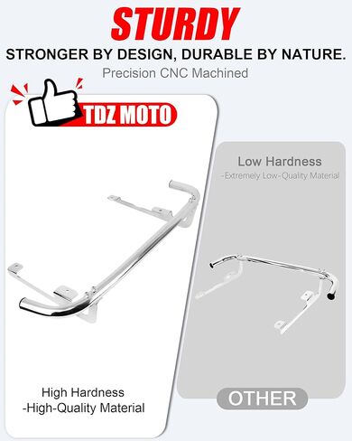 Chrome Bumper Guard Rear Crash Bar for Harley Tri Glide 2009-2024, CVO Tri Glide Guide 2020-2022-2 in Kuwait