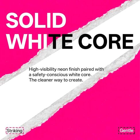 Colored Large Cardstock 12x24 In 35 Sheets Assorted Neon 7 Color Paper Bright Fluorescent Color Heavyweight Paper 180GSM/65lb Suitable for Extended Cutting,Ships Flat - No Creases in Saudi Arabia
