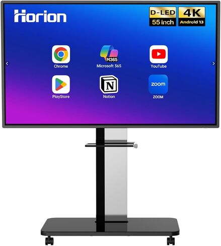 Smart Board, Interactive Whiteboard, 4K UHD Touch Screen Digital Board, Digital Electronic Smartboard for Classroom,Office & Conference Rooms,Open App Ecosystem(Board & Wall Mount Only) (55 Inch) in Saudi Arabia
