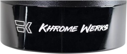 حذاء Khrome Werks 202770 Chrome مقاس 4.5 بوصة HP-Plus Slip-Ons مع أطراف توربينية سوداء لسيارة Harley Touring الأحدث لعام 2017 in Kuwait