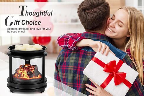 Wax Melt Warmer,Campfire Wax Warmer,3-in-1 Oil Burner Electric Candle Wax Warmer,Wax Warmer for Scented Wax,Wax Melter Burner Fragrance Warmer for Home Office Gifts & Decor(Breather Lights) in Saudi Arabia