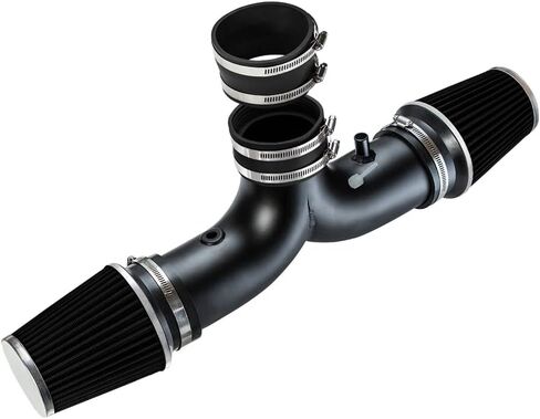 RSG MATT BLACK PIPE with GRAY Short Ram Intake Kit with Filter Compatible For 94-96 Chevy Impala SS Caprice 4.3/5.7 V8 in Saudi Arabia