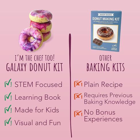 I'm The Chef Too Galaxy Donut STEM Kit - Space Baking Activity & Astronomy Gift for Kids in Saudi Arabia