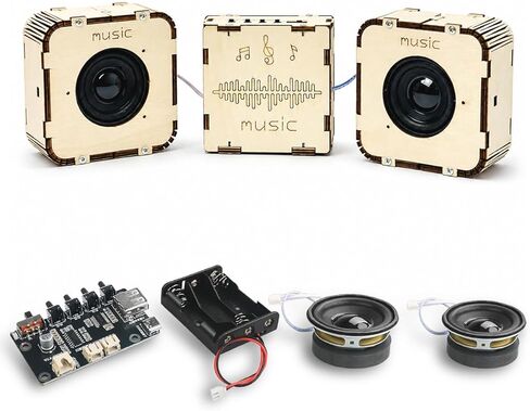 STEM Toys for Ages 8-14, DIY Bluetooth Speaker Kit for Kids 8-12 Science Kits for Kids Age 8-12, Build Your Own Speaker Educational Electronics Experiment Kit, Gifts for Boys Girls Teens in Saudi Arabia
