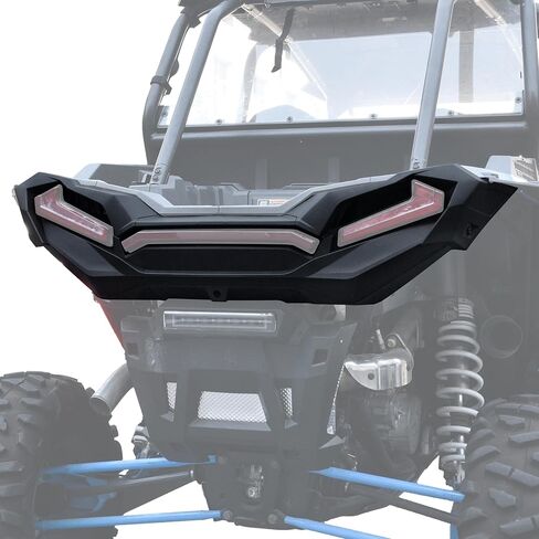 Rear Fascia for Polaris RZR XP 1000/ XP TURBO/TURBO S 2019-2023 Accessories, Black Combined Rear Plastic Bumper Guard, Replace #5457743-070 in Kuwait