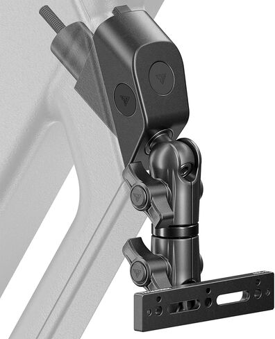 Tackform Link Grab Handle/A-Pillar Mount with 6-Gang Switch Panel Holder - Compatible with Auxbeam, 2018-2023 Jeep Wrangler JL, & 2020-2023 Jeep Gladiator JT | CNC Billet Aluminum | Black in Kuwait