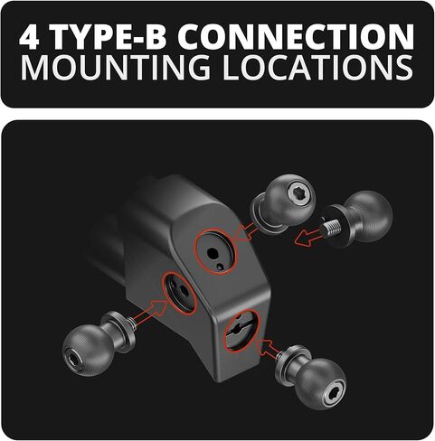 Tackform Link Grab Handle/A-Pillar Mount with 6-Gang Switch Panel Holder - Compatible with Auxbeam, 2018-2023 Jeep Wrangler JL, & 2020-2023 Jeep Gladiator JT | CNC Billet Aluminum | Black in Kuwait