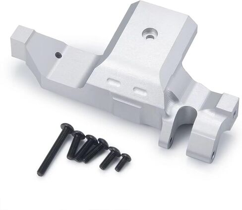 for TRX-4 for TRX4 for TRX-6 1/10 CNC Metal Alloy Motor Engine Mount Base RC Crawler Car Truck Upgrade Parts Accessories RC Car Toys Parts(Silver,Base) in Saudi Arabia