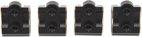 HUIOP Premium Brass RC Link Mount Replacement for Axial SCX10 II AR44 Axles 1/10, Increase Weight, Improve Balance, with Chamfered Edges Black, Sturdy, Stable, Rust, We in Kuwait
