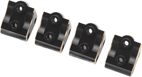HUIOP Premium Brass RC Link Mount Replacement for Axial SCX10 II AR44 Axles 1/10, Increase Weight, Improve Balance, with Chamfered Edges Black, Sturdy, Stable, Rust, We in Kuwait