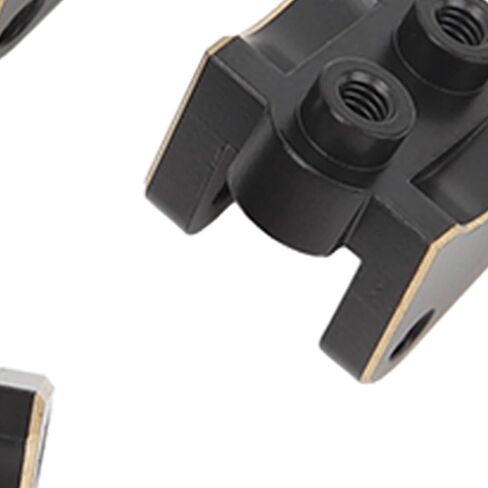 HUIOP Premium Brass RC Link Mount Replacement for Axial SCX10 II AR44 Axles 1/10, Increase Weight, Improve Balance, with Chamfered Edges Black, Sturdy, Stable, Rust, We in Kuwait