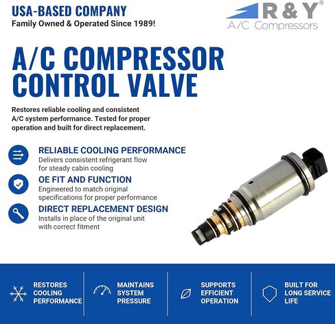 RYC New Automotive A/C Compressor Control Valve AGH330-CV (Only Fits Hyundai Elantra 1.8L 2011 WITH Automatic Temperature Control) in Kuwait