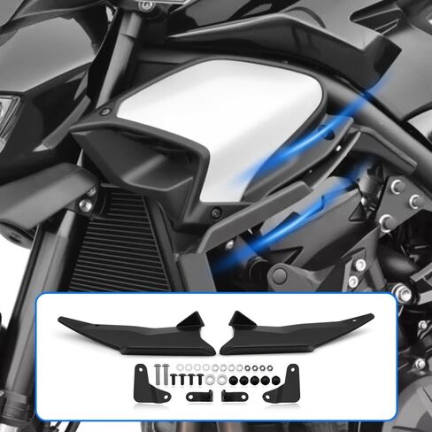 ملحقات Z900 z900 2026 2025 للدراجة النارية ذات الجناح الثابت المفسدين أجنحة الطيران انسيابية هوائية سكاكين الرياح ديكورات in Kuwait