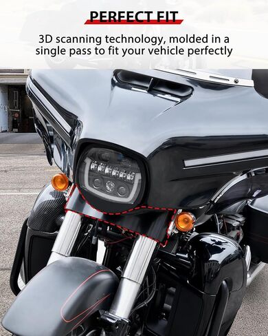 تنورة هدية خارجية سوداء لملحقات Harley Touring Street Glide 2014-2023 FLHX FLHXSE FLHXS Ultra Limited FLHTK FLHTKL FLHTKSE Electra Glide FLHT FLHTCU FLHTCUL in Kuwait