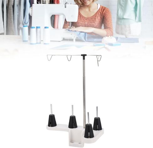 Sewing Spools Holder,4 Spools Sewing Thread Holder Embroidery Thread Spool Rack Thread Organizer Thread Support Rack Spool Stand for Household Sewing Machine in Kuwait