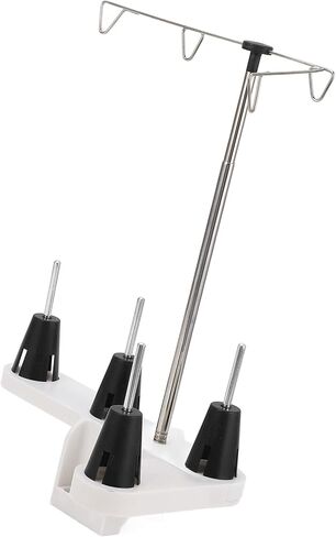 Sewing Spools Holder,4 Spools Sewing Thread Holder Embroidery Thread Spool Rack Thread Organizer Thread Support Rack Spool Stand for Household Sewing Machine in Kuwait