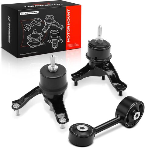 A-Premium Engine Motor Mount and Transmission Mount and Torque Strut Mount Kit Compatible with Toyota Highlander 2004 2005 2006 2007 2.4L, AWD, Automatic Transmission, 3-PC Set, Replace# 1236328131 in Saudi Arabia