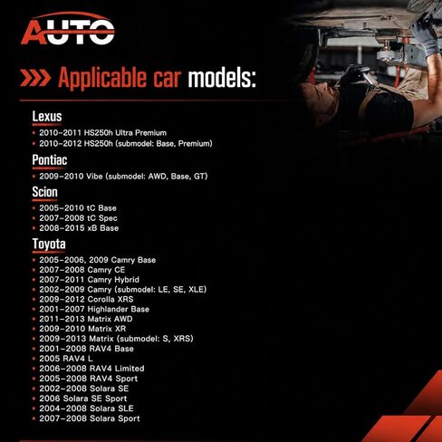 Automotive Exhaust Manifold kit Compatible with Lexus Pontiac Scion Toyota Replacement MS94140-1 in Kuwait