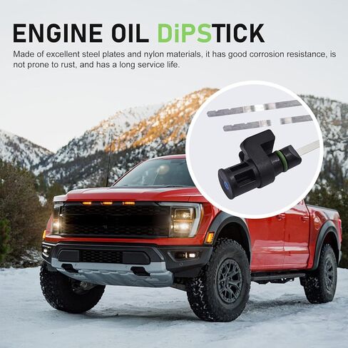 1 PC Car Transmission Dipstick, CVT Transmission Dipstick, 21.61In Stainless Steel Engine Oil Level Indicator Dip Gauge, Compatible with Nissan Altima Rogue 2.5L 31086-JA00A (Black) in Kuwait