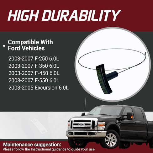 3C3Z6750AA Transmission Oil Dipstick Fit for Ford F-250 F-350 Excursion 2003-2007 Fluid Level Dip Stick Replacement Part Number: 3C3Z-6750-AA, 917-310, 4C4Z6750C2 in Saudi Arabia