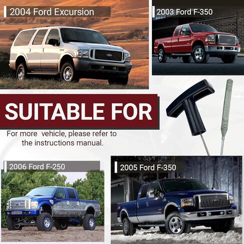 3C3Z6750AA Transmission Oil Dipstick Fit for Ford F-250 F-350 Excursion 2003-2007 Fluid Level Dip Stick Replacement Part Number: 3C3Z-6750-AA, 917-310, 4C4Z6750C2 in Saudi Arabia