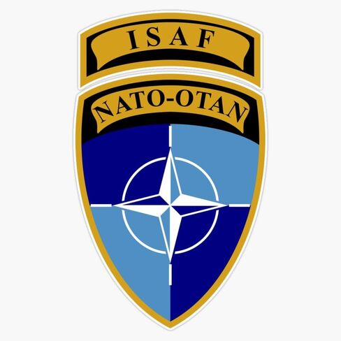 International Security Assistance Force ISAF NATO-OTAN Military Coalition Car Window Magnet Reusable Car Decal – Indoor & Outdoor Use – 5 Inch in Kuwait