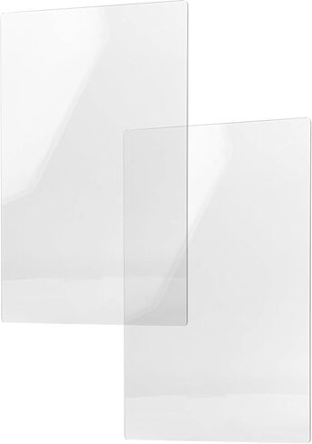 CraftGenes 2pcs 3mm Thickness Transparent Acrylic Cutting Pads, Replaceable Die Cutting Plates for 9 inch Opening Die Cutting and Embossing Machine (8.7'' x 12.6'') in Saudi Arabia