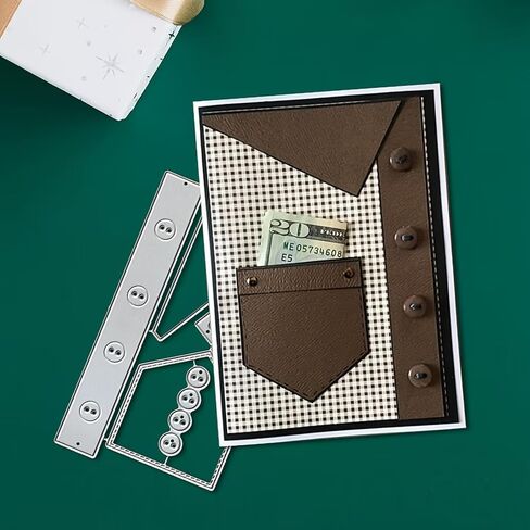 Creative T-Shirt Shape Metal Die Cuts,T-Shirt Pocket Frame Festival Cutting Dies Cut Stencils for DIY Photo Decorative Embossing Paper Dies for Scrapbooking Card Making in Kuwait
