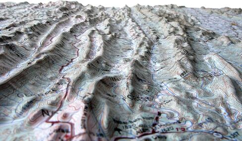 3D Charlottesville VA Regional Raised Relief Map | Topographic Wall Map | 31" x 20.5" | Blue Ridge & Shenandoah Terrain | Vacuum-Formed | Hubbard Scientific in Saudi Arabia