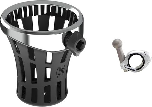 GEN 2 Big Ass® Drink Holder with Aluminum Clamp Mount (Chrome, 7/8" or 1") in Kuwait