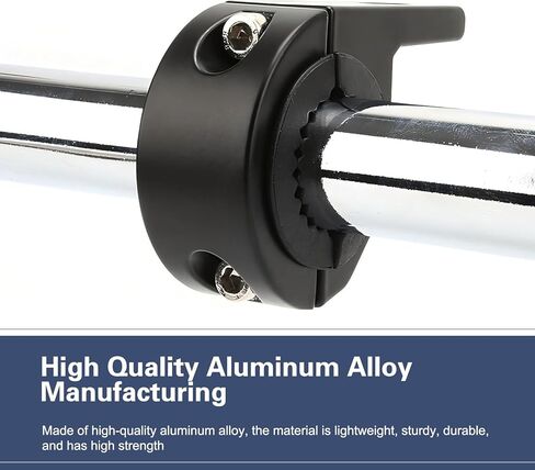 2 PCS Light Mounting Bracket Kit, Aluminum Light Bar Mount Clamp for Bull Bar, Roof Rack, Roll Cage, Horizontal Bar, Fits 0.87"-1.18" Tubes for Truck ATV UTV Motorcycle (Black) in Kuwait
