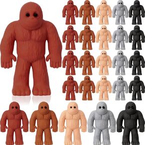 Chunful 25 Pcs Mini Bigfoot Figurine Bulk Little Sasquatch Figures Big Foot Toys for Hide and Seek Cake and Garden Decor Sasquatch Fans Birthday Holiday Party Gifts (Cute Style,Multicolor) in Kuwait