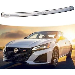 Car Stainless Steel Rear Bumper Protector, for Nissan Altima 2025 2024 2023 2022 Accessories, Auto Parts Tailgate Back Trunk Door Sill Cover Scuff Plate Strip Guard Protection in Saudi Arabia