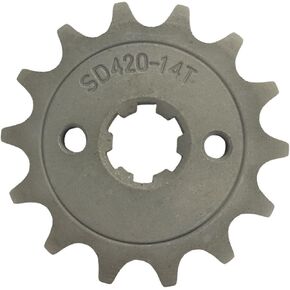 DirtBike Front Sprocket #420 14th, fits many Trailmaster 110cc TM10,110cc TM11,110 TM15, in Kuwait