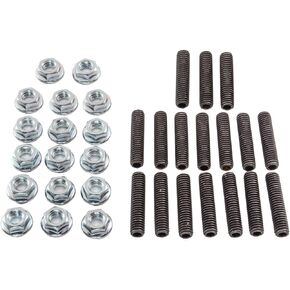مجموعة مسمار نقل الحركة JEGS | يناسب GM/Chevy Powerglide، TH350، TH400، Chrysler 904، 727، وFord C4 & C6 | تتضمن 17 مسمارًا مقاس 5/16-18 وصواميل قفل in Kuwait